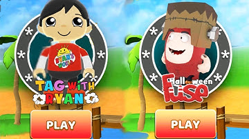 Tag with Ryan vs Oddbods Turbo Run Gameplay