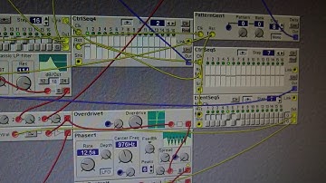 Nord Noodle 2 - A Nord G1 sequencing itself again. Outrageous.