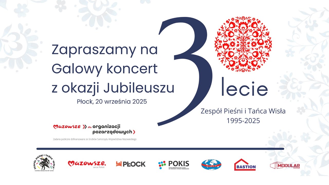 Galowy koncert z okazji 30. lecia Zespołu Pieśni i Tańca Wisła