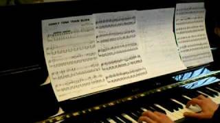 Video thumbnail of "lezioni di musica Allievo al piano suona Honky Tonk Train Blues"