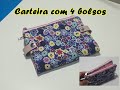 Carteia com 4 bolsos