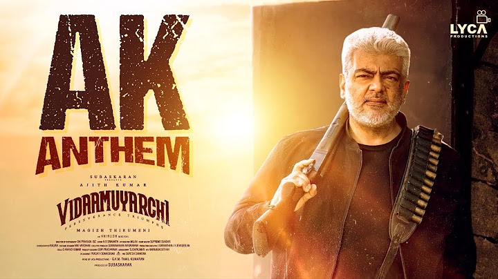 Vidaamuyarchi - AK Anthem Karoke | Ajith Kumar | Trisha | Arjun | Magizh Thirumeni | Subaskaran Lyca