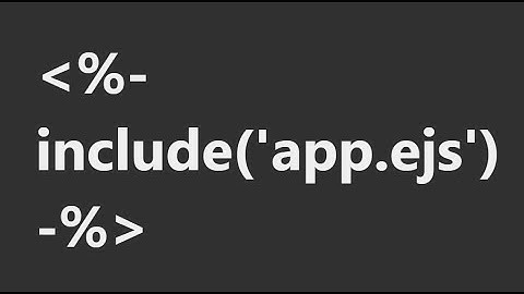 how to include  ejs files to another ejs file in node js