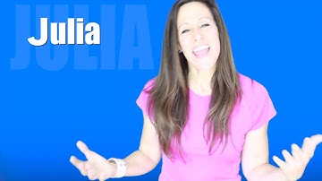 Learn to Spell JULIA Toddler Song | Learn to Talk with Patty Shukla