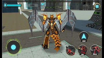 ► Incredible Dragon Robot Rampage 3D (Tapinator) Android Gameplay