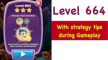 Inside Out Thought Bubbles - Level 664 - Tips and Strategy Gameplay Walkthrough Youtube No Boosters