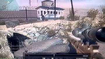 MW3 | Quickscope + Throwing Knife + 360