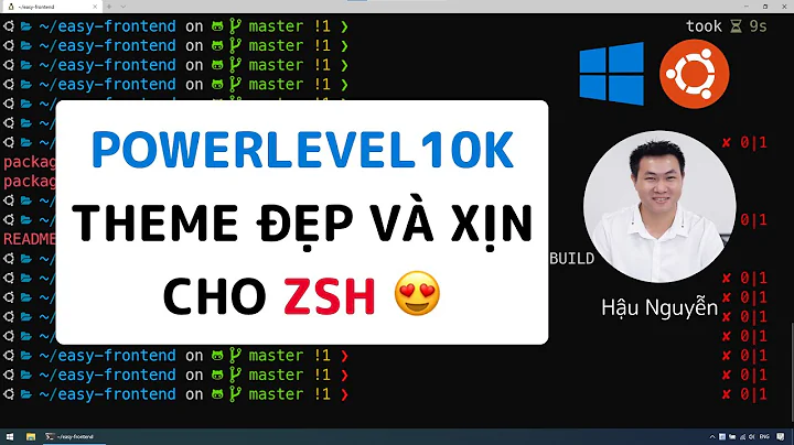 Powerlevel10k: Theme đẹp và xịn cho Zsh 😍