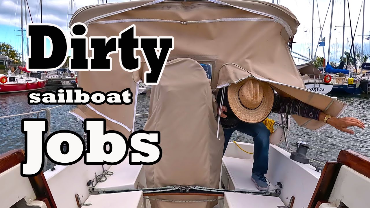 Preparing Your Sailboat for Haul Out Part Three Removing the Canvas