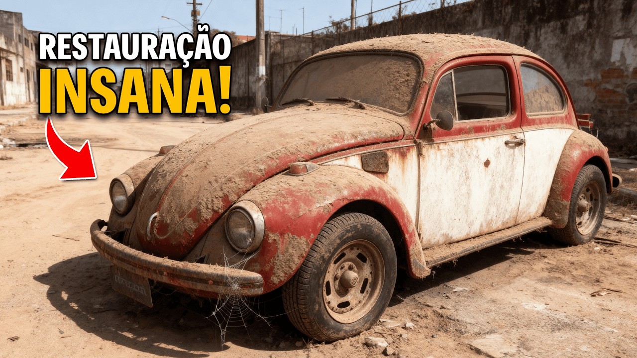 ВОССТАНАВЛИВАЕМ ФОЛЬКСВАГЕН ЖУК, ЗАБРОШЕННЫЙ НА 10 ЛЕТ, ДЛЯ ПОДПИСЧИЦЫ БЕСПЛАТНО!