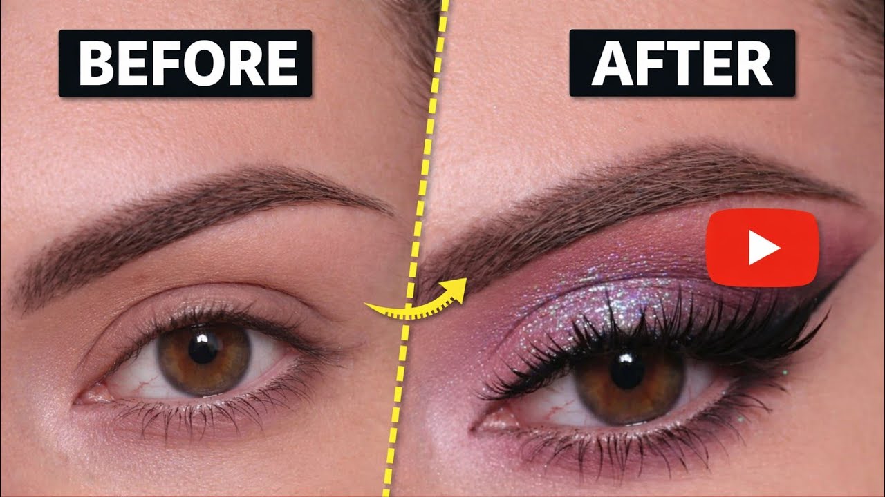 Foxy eye makeup tutorial for beginners/Step by step foxy eye makeup/