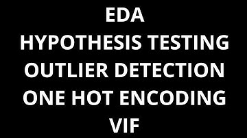 Data preprocessing and feature engineering with Python | Hypothesis testing & outlier detection.
