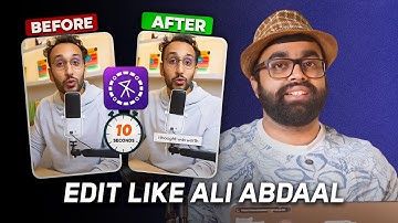 How To Edit Like Ali Abdaal - Captions Tutorial in 60 Seconds