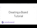 How to create a board in oneboard