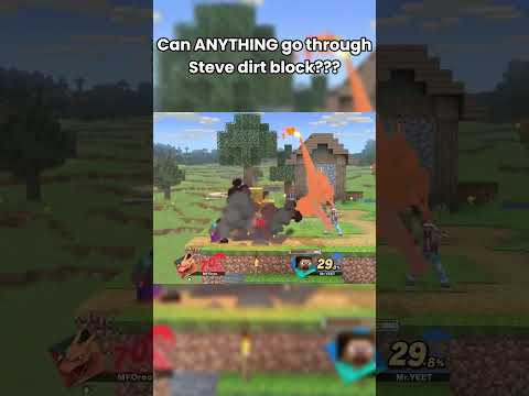 Can Anything Go Through the Dirt Blocks? - [SSBU]