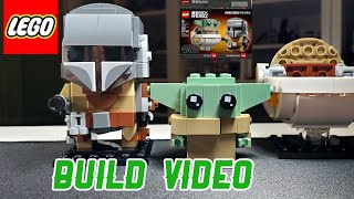 LETS BUILD: LEGO Star Wars 75317 The Mandalorian & The Child Brickheadz
