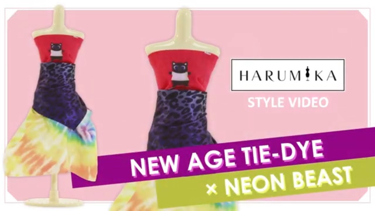 Fashion Design Toy | Tie Dye x Neon Beast | How To Style Your Own Dress | Play Fashion Designer