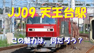【この魅力は？】常磐線 天王台駅。カーブから現れる列車、レール削正直後の走行音。キャストは、E657系、E531系、E231系、EH500、DE10です。