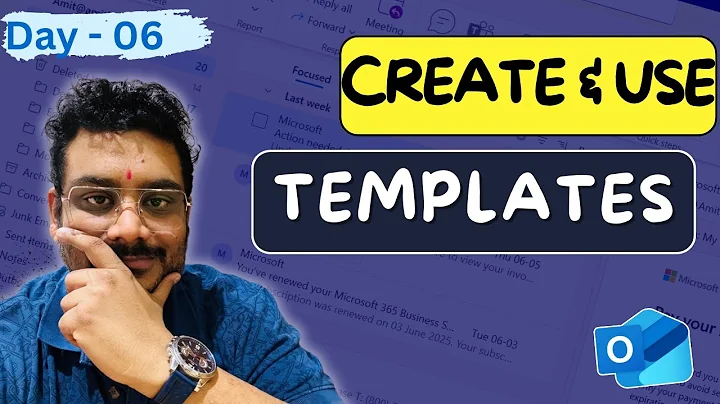 Create and Use Email Templates in New Outlook