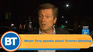 Raw video: Mayor Tory speaks about mass shooting on the Danforth