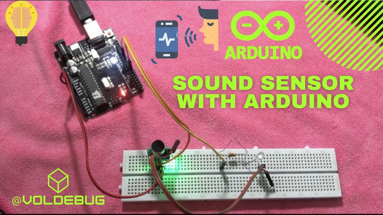 Interfacing of Sound Sensor | Arduino Uno | Voldebug - YouTube