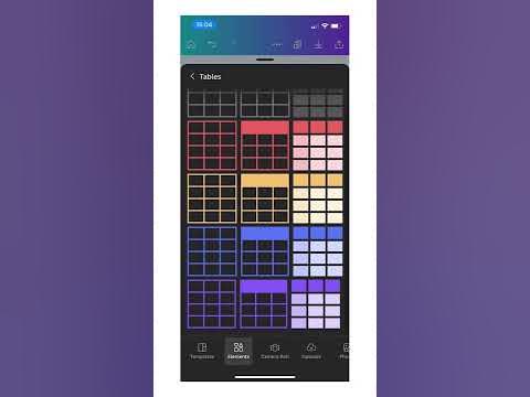 NEW: TABLES feature in Canva! | Shorts - YouTube
