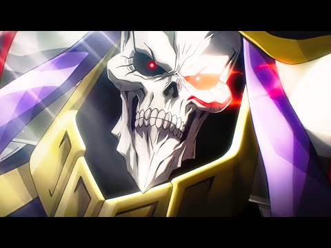 شاب بينتقل لعالم اخر ويصبح شرير خارق القوة ملخص انمي الجزء الاول Overlord Anime الموسم الرابع 