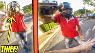 THIEVES VS BIKERS  ANGRY, CRAZY, EPIC & KIND MOTO MOMENTS 2021 [Ep.#49]