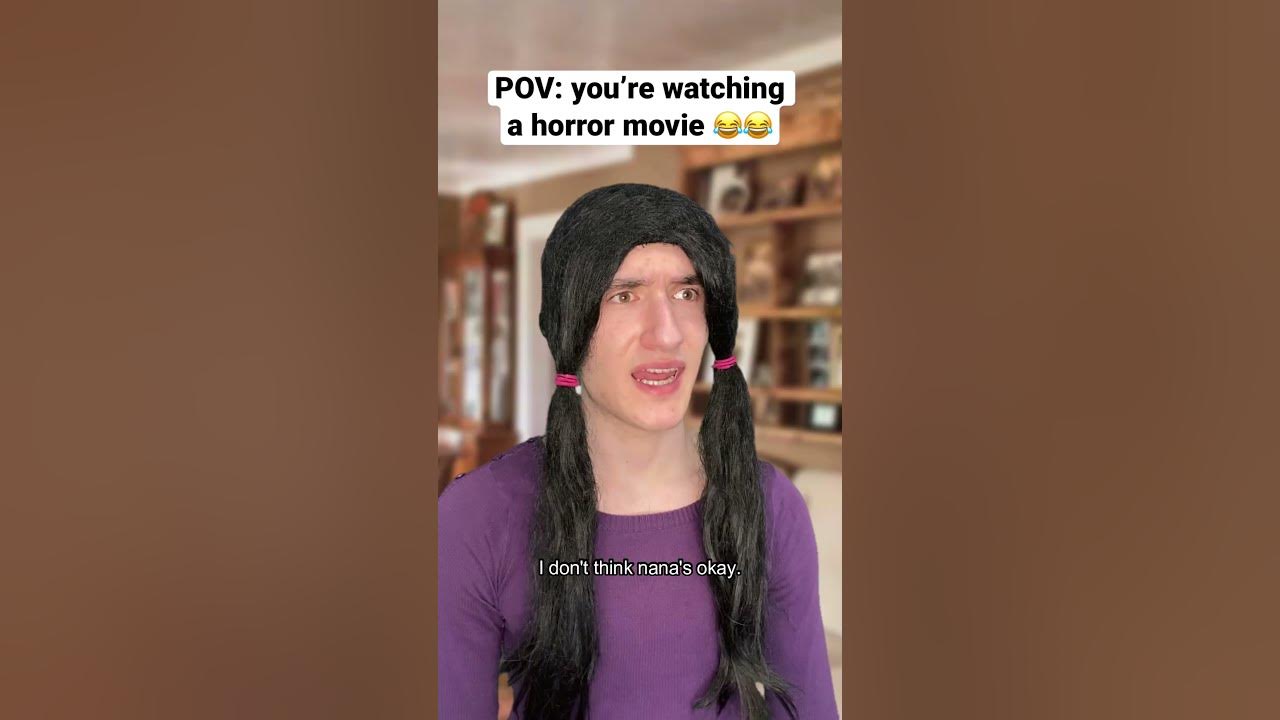 Horror movie trailers be like #shorts #funny #comedy