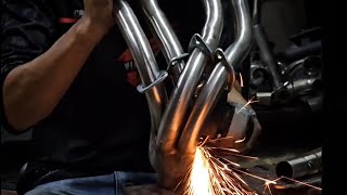 First full exhaust system for Kove 450rr in the Philippines