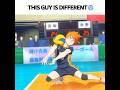 THIS GUY IS DIFFERENT 🔥 #haikyuu #volleyball #shorts