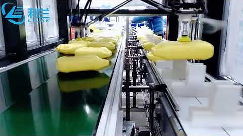Delta robot sorting, feeding, unscrambling and case packing line