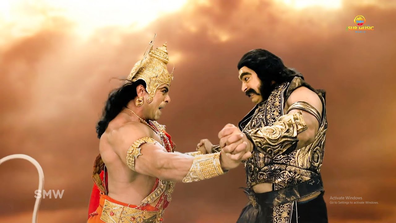 महा एपिसोड - कुंभकरण और हनुमानजी के बीच हुआ भीषण युद्ध। आइये देखते है महाबली हनुमान भक्ति सीरियल