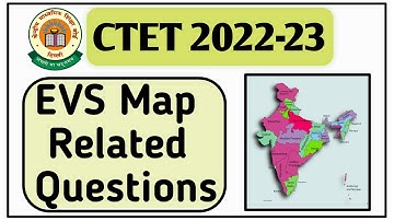 EVS Map Questions || EVS NCERT Map Question For CTET