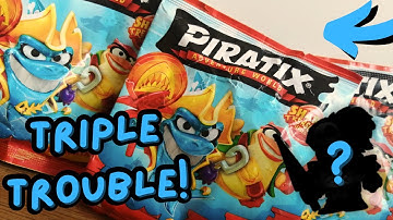 Piratix Shark Treasure - TRIPLE TROUBLE UNBOXING! #piratix