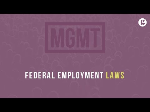Видео: Холбооны хөдөлмөр эрхлэлтийн хуулийг аль агентлаг хэрэгжүүлдэг вэ?