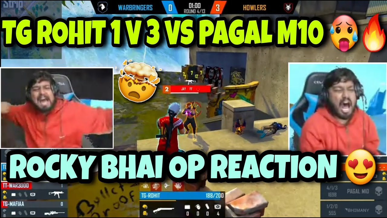 TG ROHIT 1 V 3 CLUTCH VS PAGAL M10 | TOTAL GAMING VS PAGAL M10 | TG ROHIT VS PAGAL M10 |