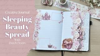 Creative Journaling | Sleeping Beauty Weekly Spread Using Journaltale Supplies