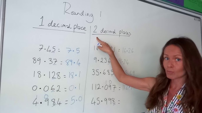 Rounding to 1 decimal place 