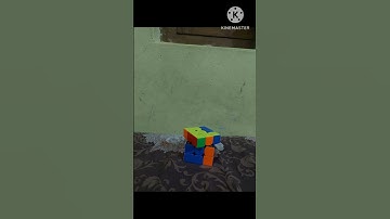 A T-perm in stop motion #cubing #shorts