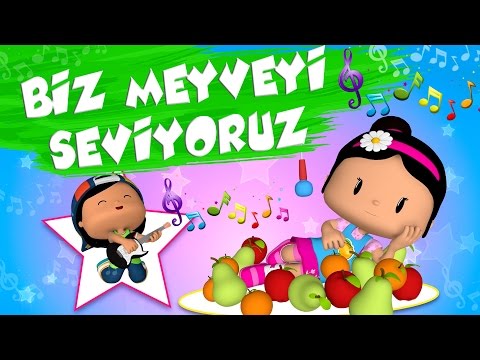 Pepee Çocuk Şarkıları - Biz Meyveyi Seviyoruz - Düşyeri