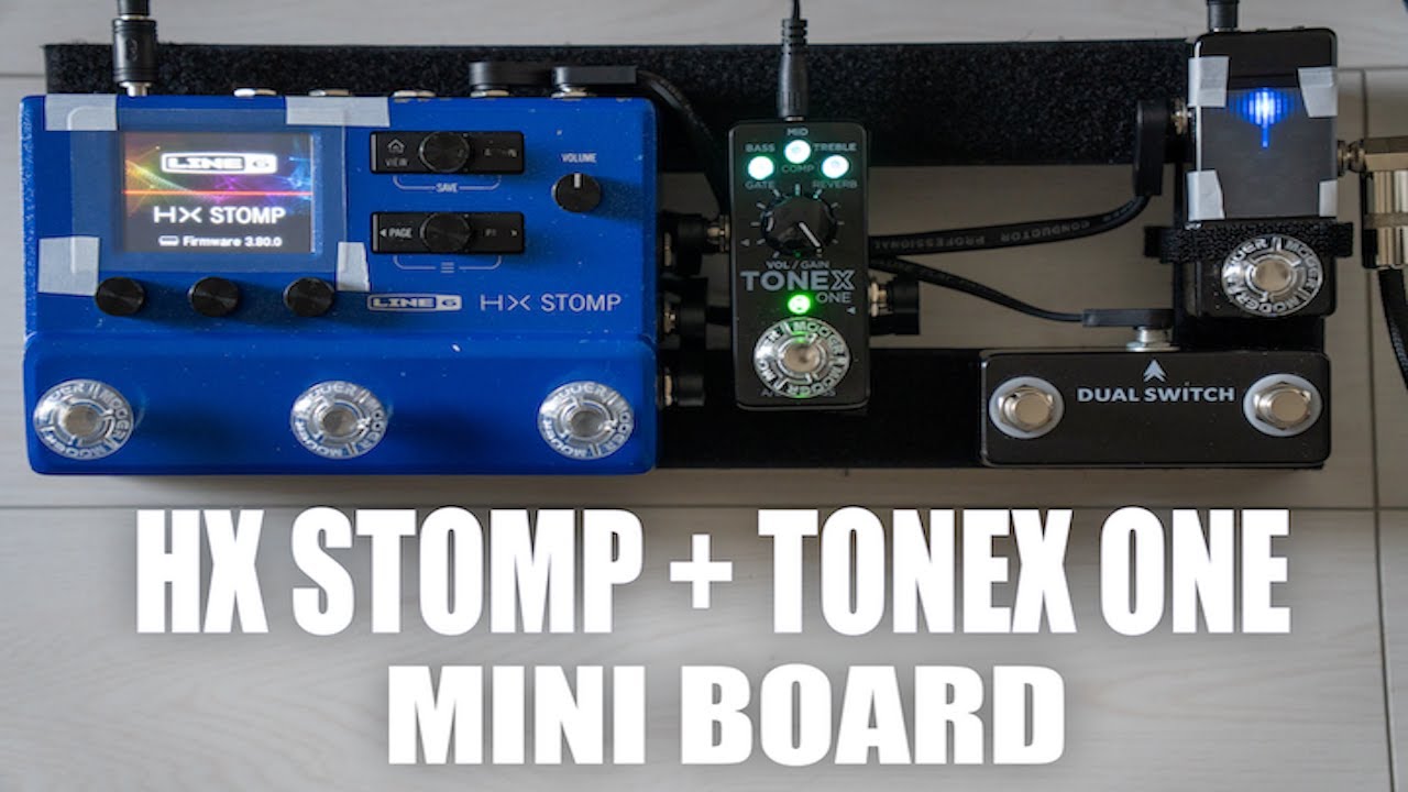ミニボード紹介：HX STOMP + TONEX ONE - YouTube