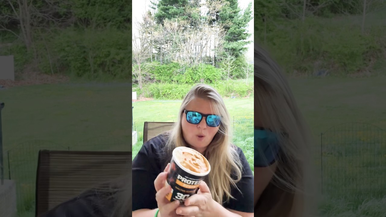 My Glow Up Includes This 🍦💪#weightlossjourney #fitnessmindset #highprotein #balance #wellness