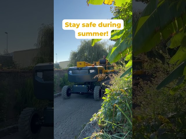 3 things to check before elevating your platform in summer wind conditions ☀️💨