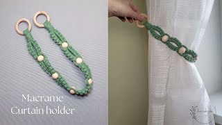 Makramee kardinahoidja/Easy macrame curtain holder/DIY by Ilona Makramee 136 views 3 weeks ago 10 minutes, 51 seconds