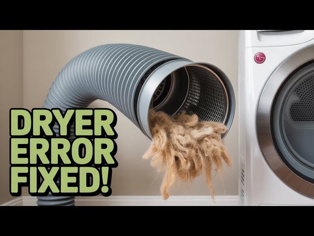 Lg Dryer D90 Error Code But No Blockage: Quick Fixes Revealed
