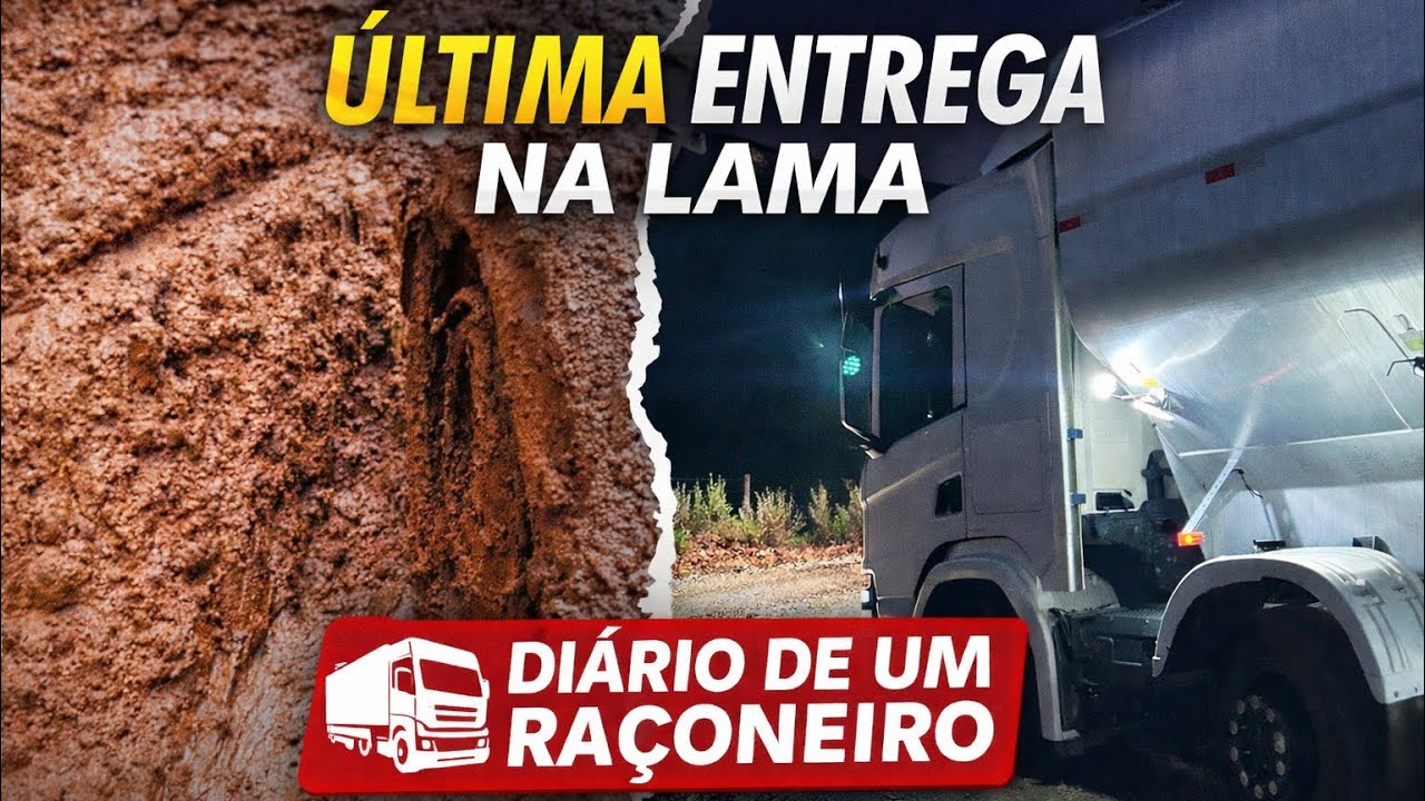 Estrada Patrolada… Mas o Barro Tomou Conta! 😳🚛