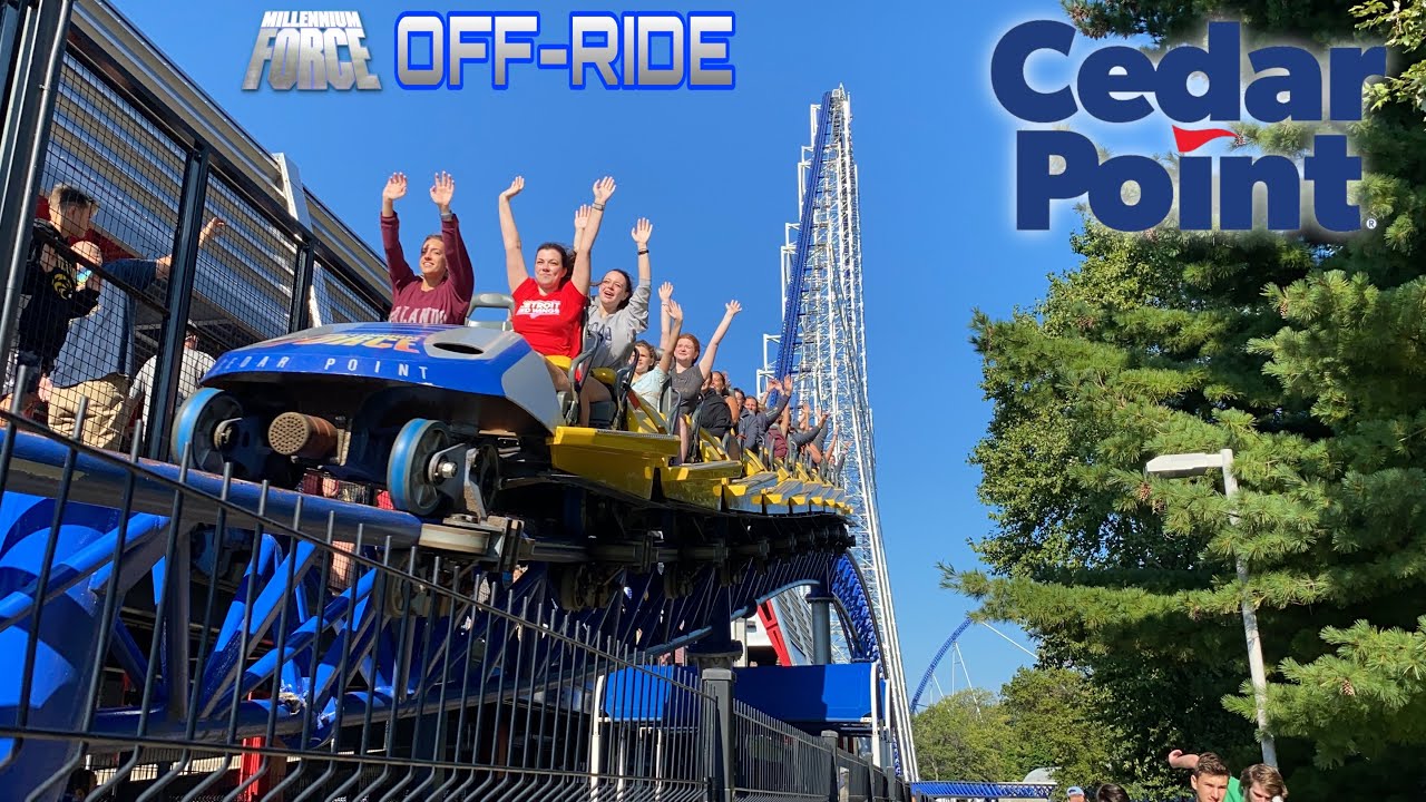 Millennium Force World’s First Giga Coaster Off-Ride Footage 2021 - Cedar Point (No Copyright)
