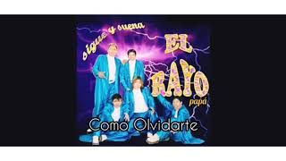 Video thumbnail of "Como Olvidarte - El Rayo video lirics"