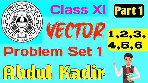 Vectors Physics Class 11th || problem set 1